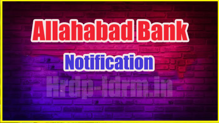 Allahabad Bank notification 2024