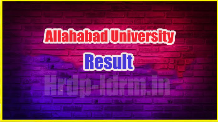 Allahabad University result 2024