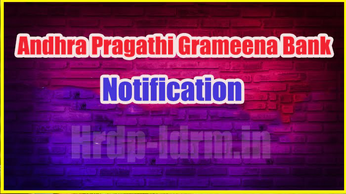 Andhra Pragathi Grameena Bank Notification 2024