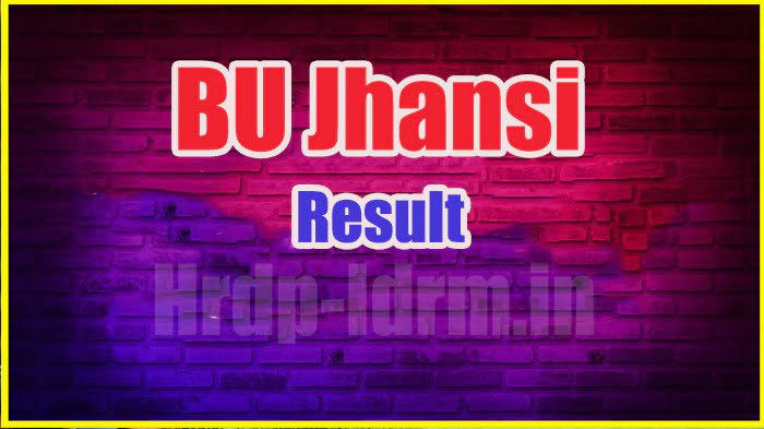 BU Jhansi result 2024