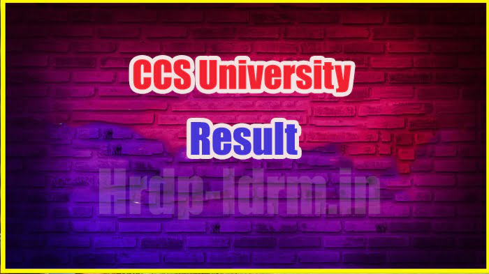 CCS University result 2024