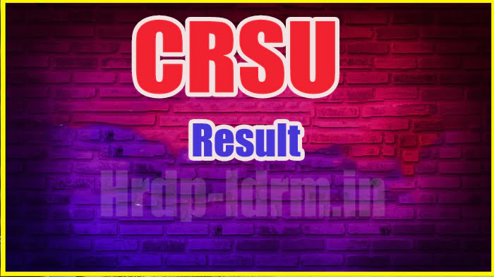 CRSU result 2024