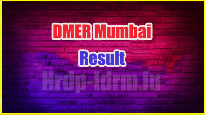 DMER Mumbai result 2023