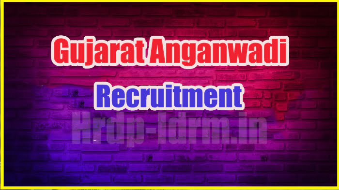 Gujarat Anganwadi recruitment 2024