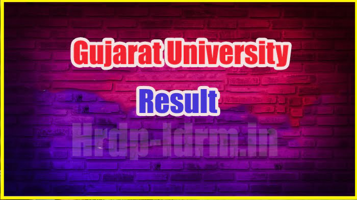 Gujarat University result 2024