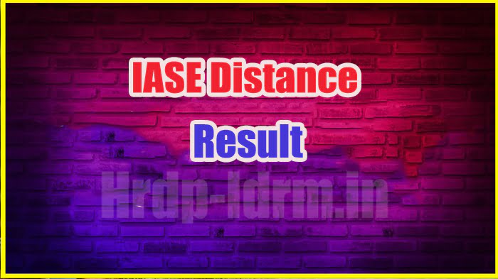 IASE Distance result 2024