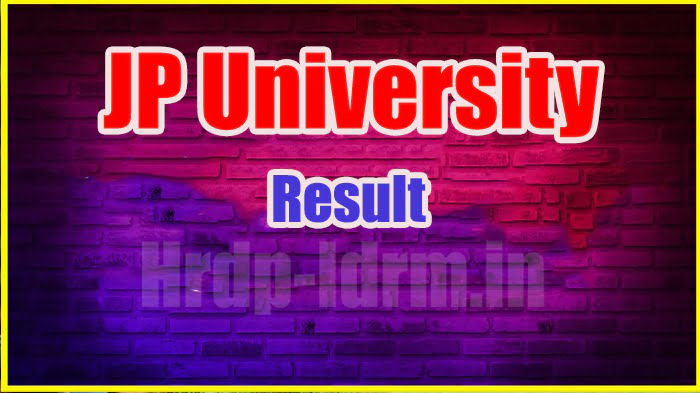 JP University result 2024