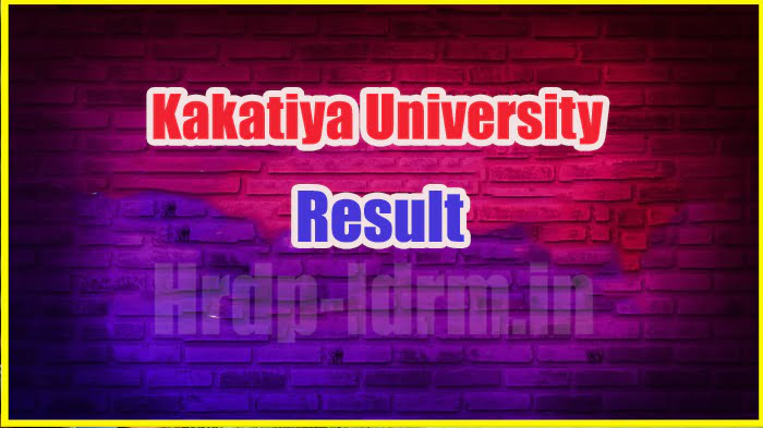 Kakatiya University result 2024