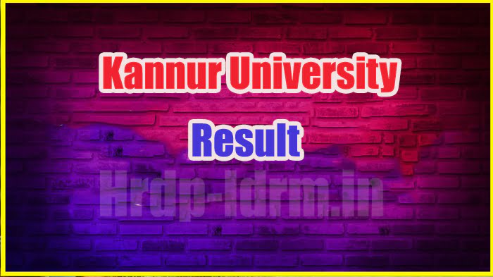 Kannur University result 2024