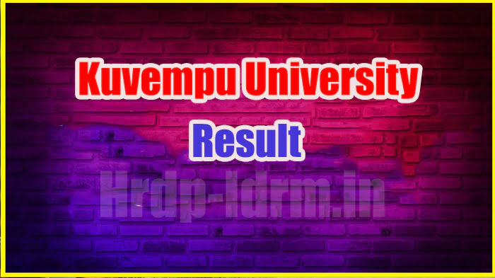 Kuvempu University result 2024