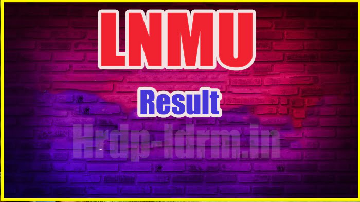 LNMU result 2024
