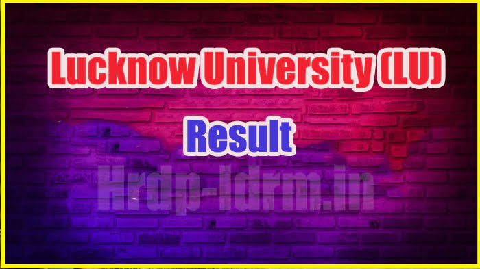 Lucknow University (LU) result 2024