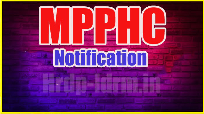 MPPHC Notification 2024