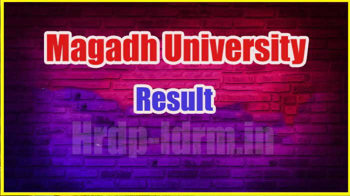 Magadh University result 2024