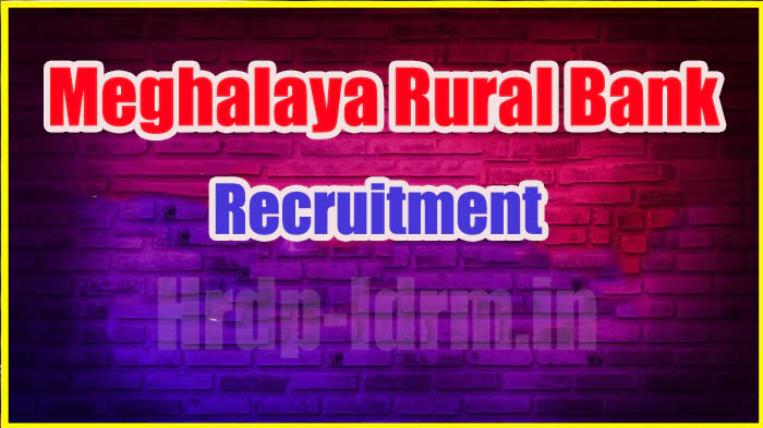 Meghalaya Rural Bank Notification 2024