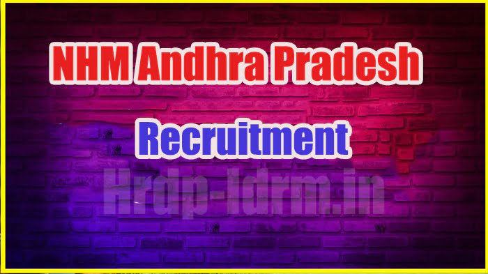NHM Andhra Pradesh recruitment 2024