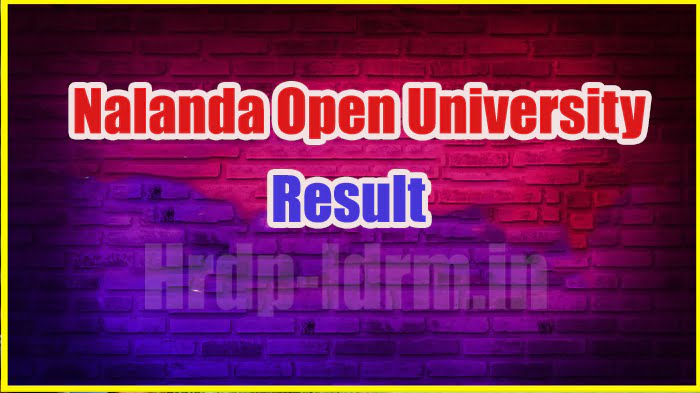 Nalanda Open University result 2024