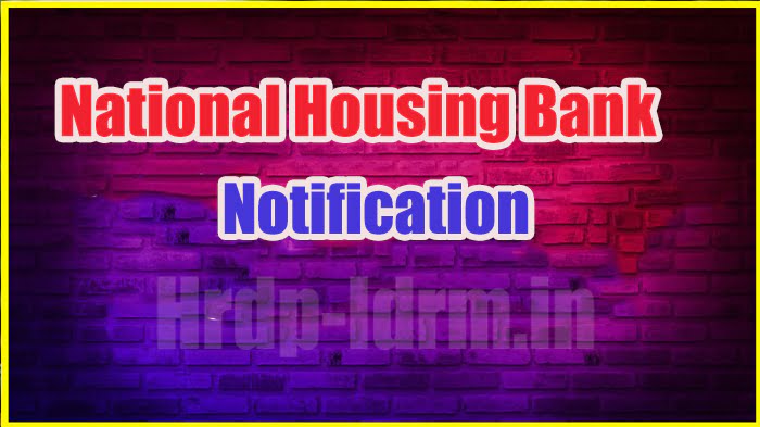 National Housing Bank Notification 2024