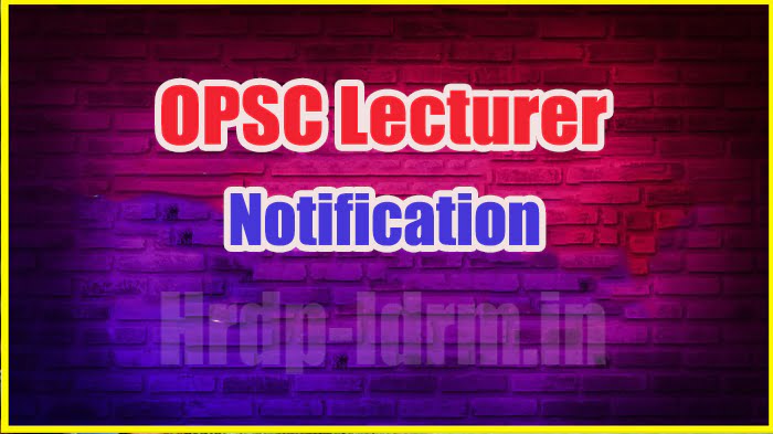 OPSC Lecturer Notification 2024