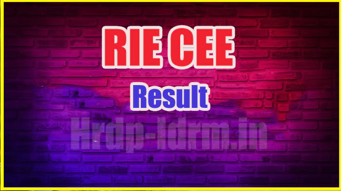 RIE CEE Result 2024