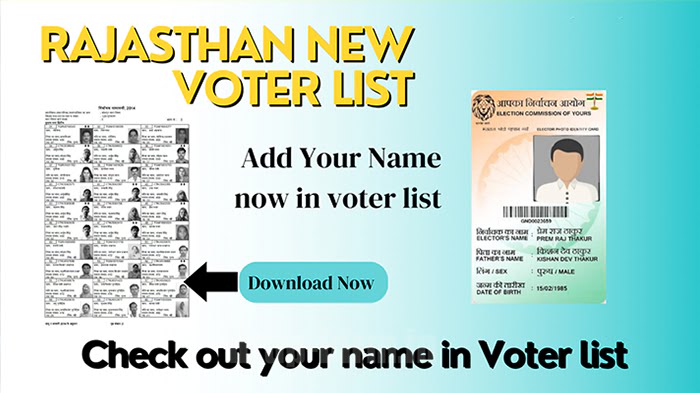 Rajasthan Voter Card List 2024