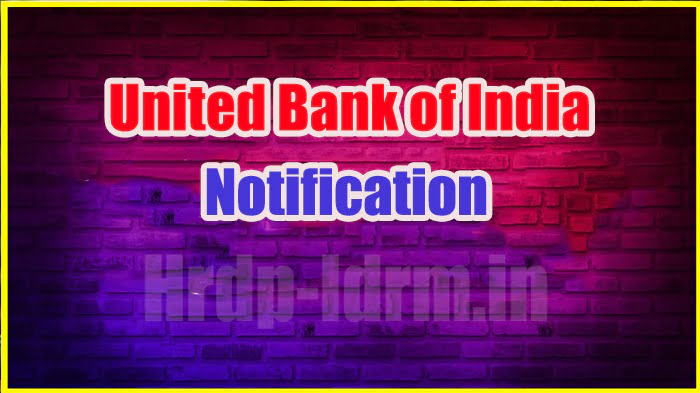 United Bank of India Notification 2024
