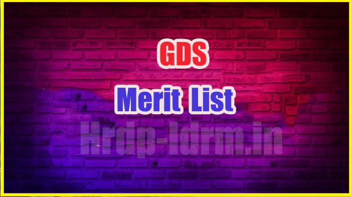 GDS Merit List 2023