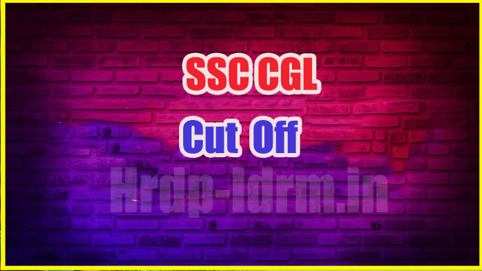 SSC CGL cut off 2023