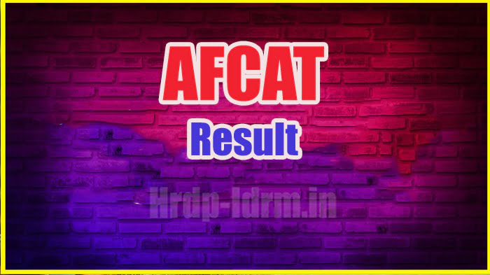 AFCAT result 2024
