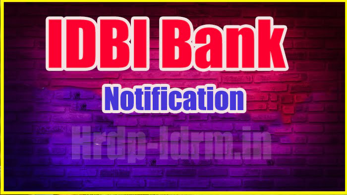 IDBI Bank Notification 2024