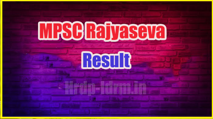 MPSC Rajyaseva result 2024