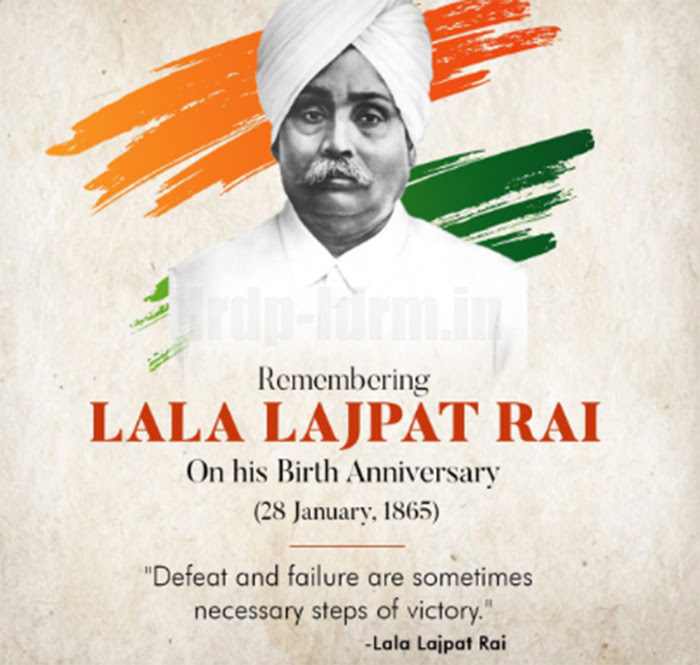 Birth Anniversary of Lala Lajpat Rai