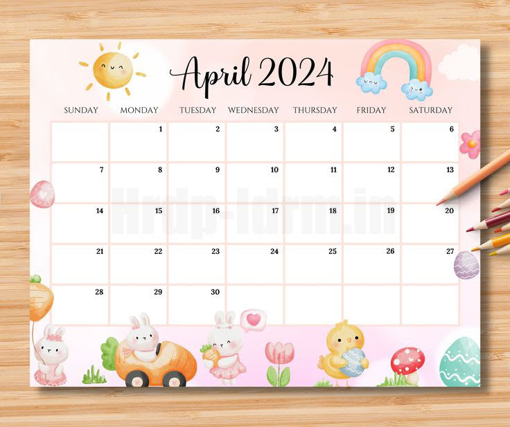 Calendar April 2024