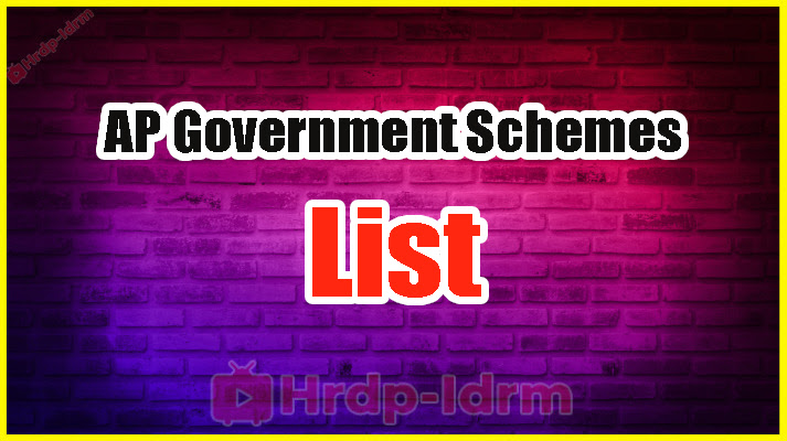 AP Government Schemes List 2024