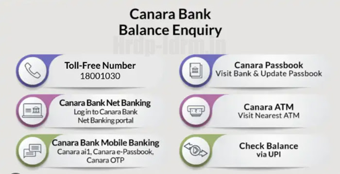 Canara Bank Balance Check 