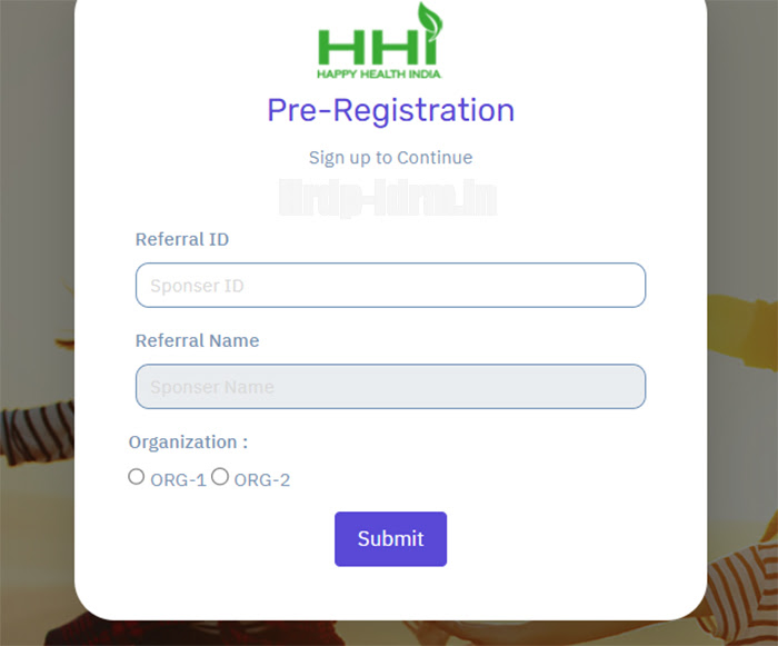 Happy Health India Registration