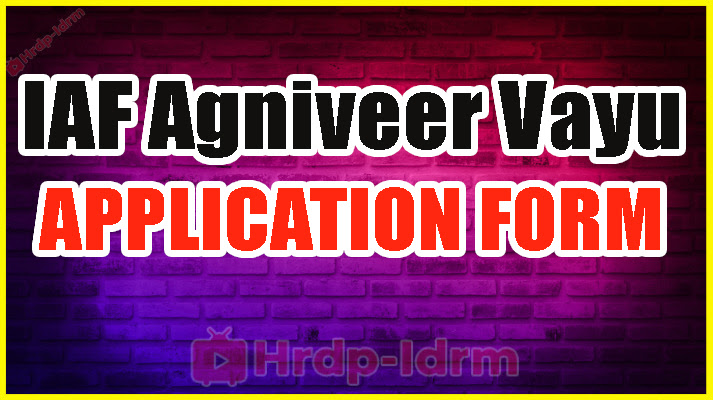 IAF Agniveer Vayu Notiifcation 2024