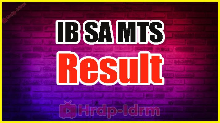 IB SA MTS Result 2024