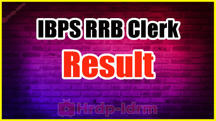 IBPS RRB Clerk 2024 Result
