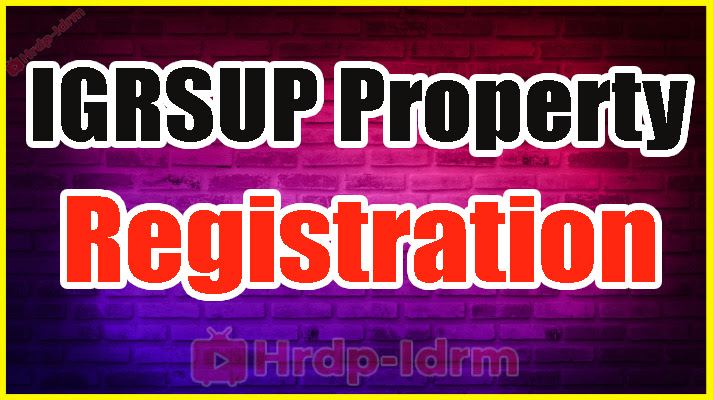 IGRSUP Property Registration