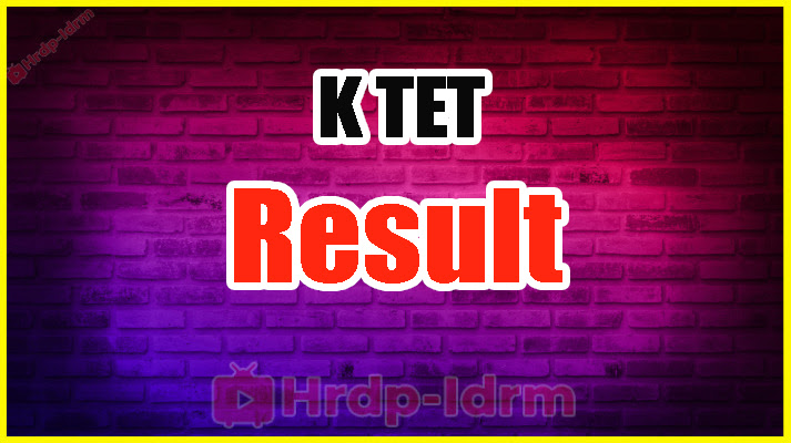K TET Result 2024