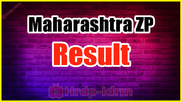 Maharashtra ZP Result 2024