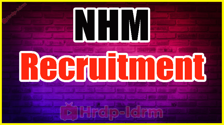 NHM Recruitment 2024