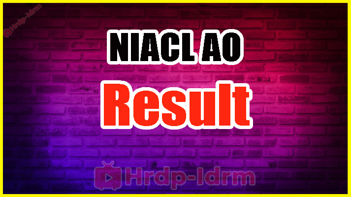 NIACL AO Result 2024