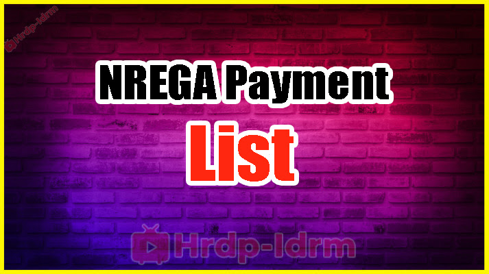 NREGA Payment List 2024