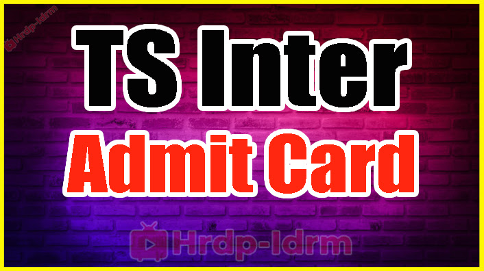 TS Inter admit card 2024