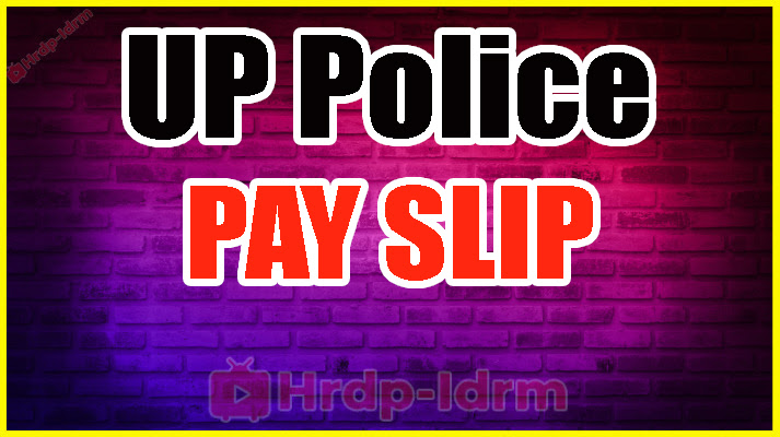UP Police Pay Slip 2024