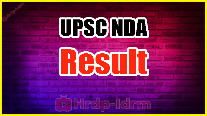 UPSC National Defence Academy Result 2024