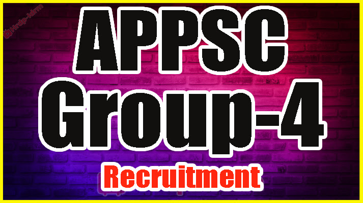 APPSC Group-4 Recruitment