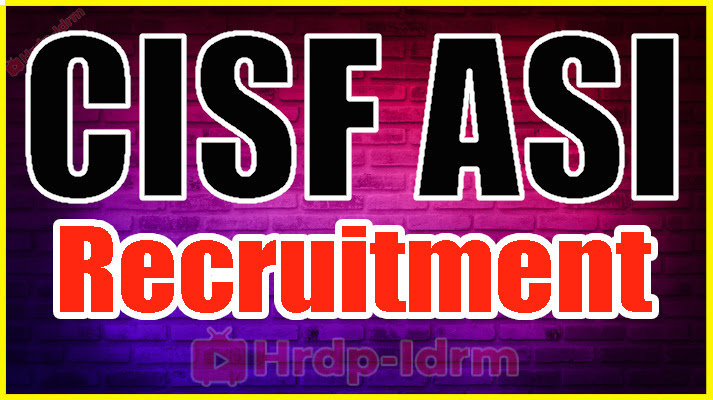 CISF ASI Recruitment 